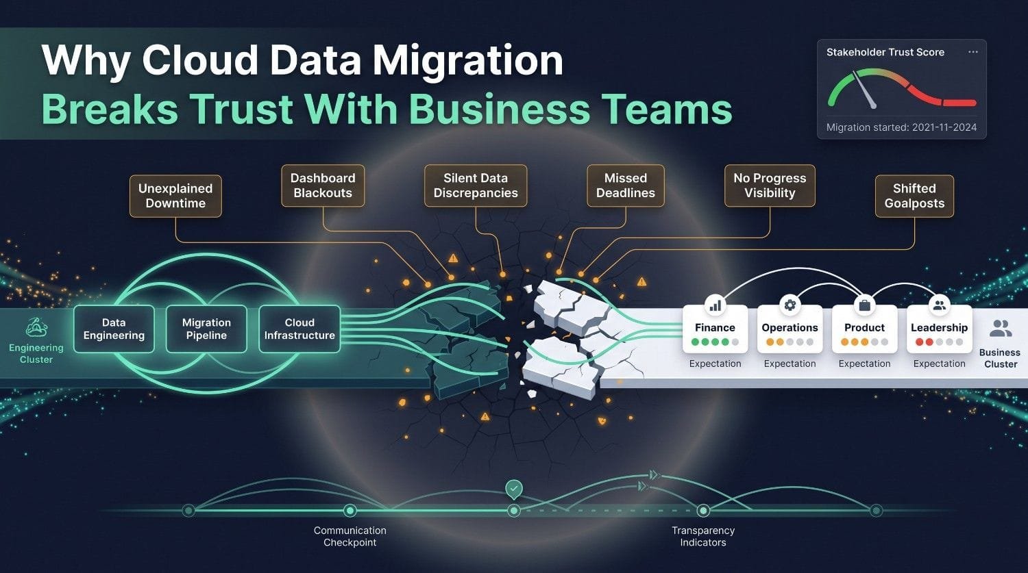 Why Cloud Data Migration Breaks Trust With Business Teams