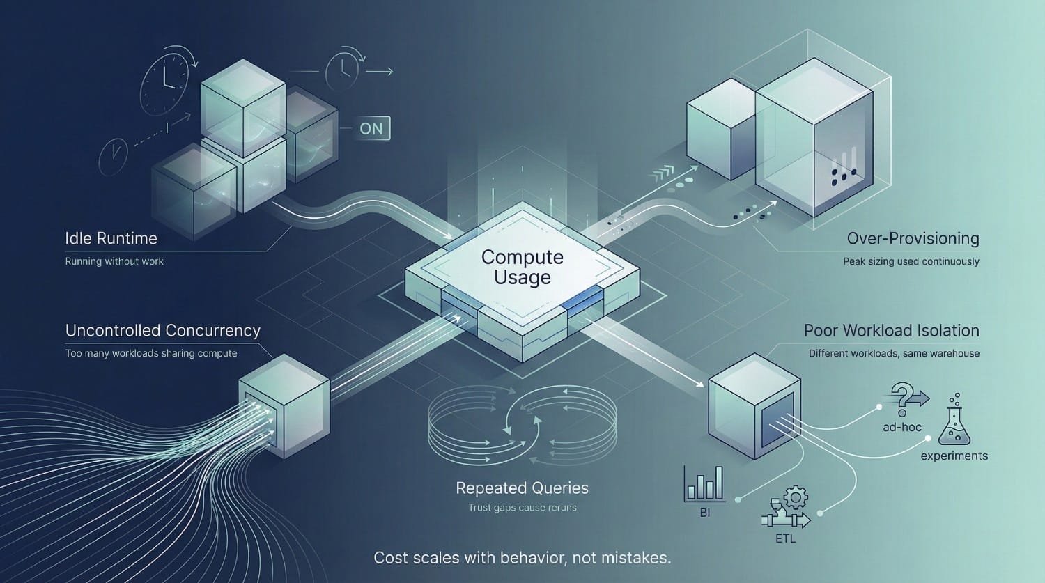 Compute Usage Inefficiency Factors
