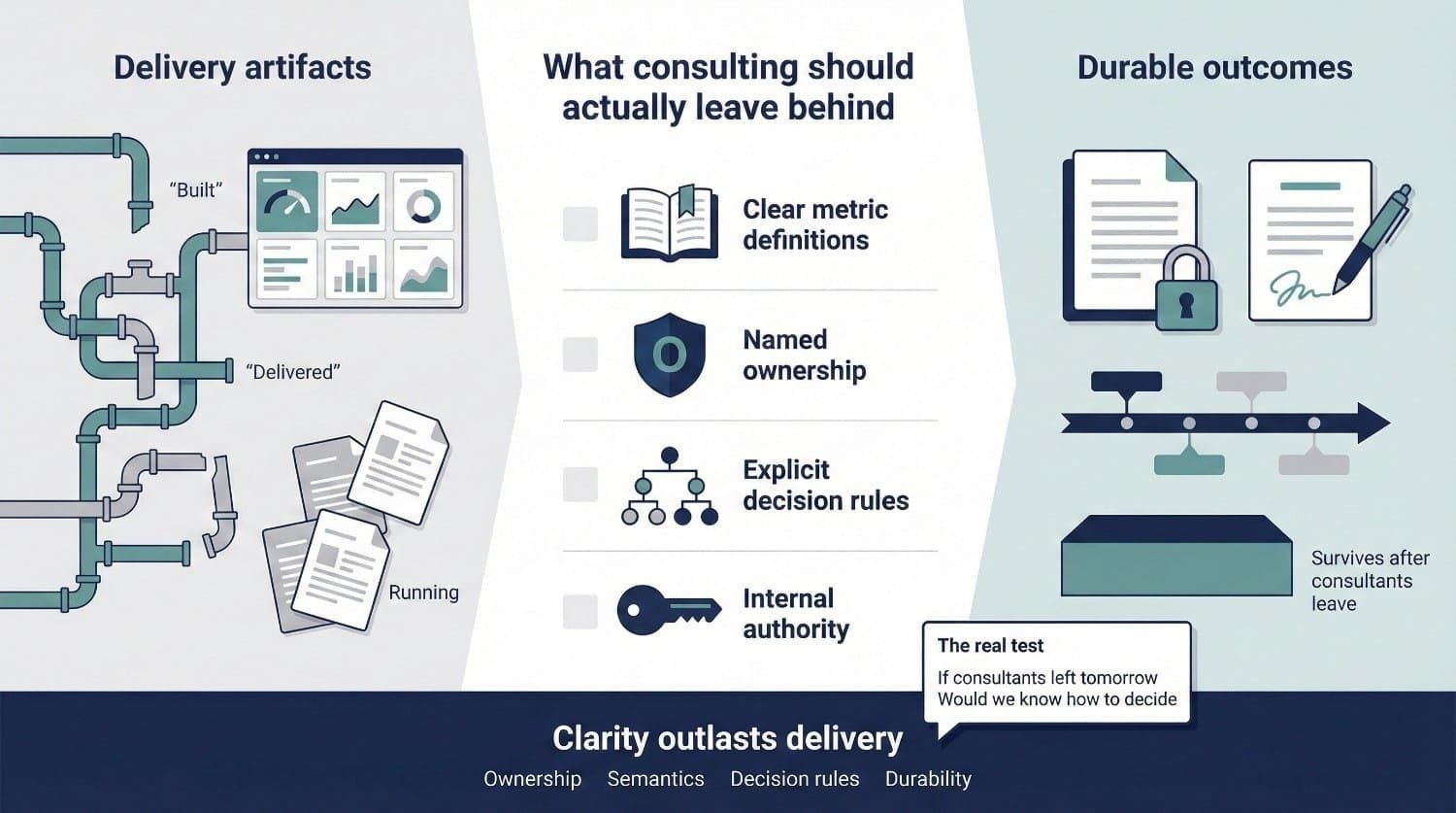 Consulting Outcomes Framework