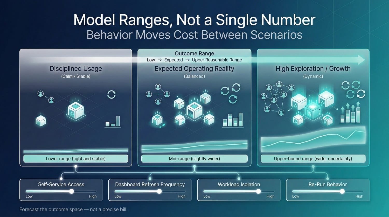 Cost Forecasting Model Ranges
