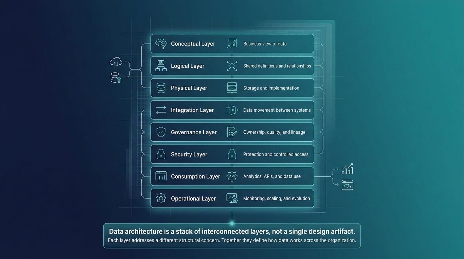 Data Architecture Layers Diagram