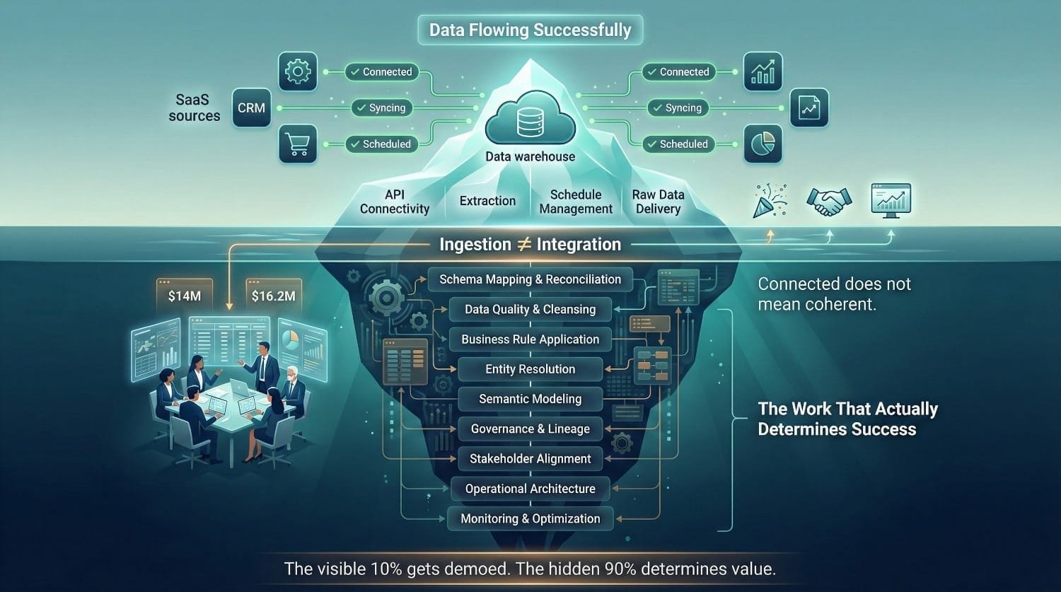 Data Ingestion Vs Integration Iceberg