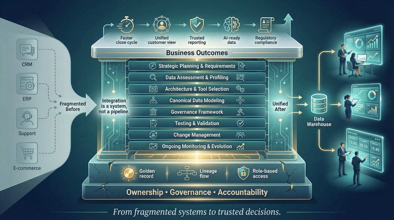 Data Integration Framework Diagram