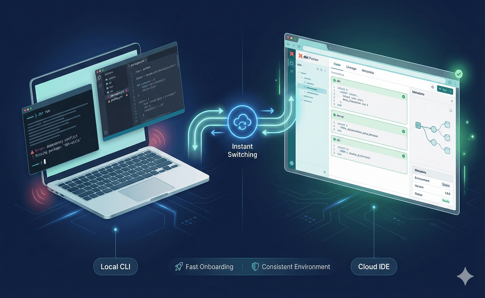 Dbt Fusion Cli To Cloud Ide Switching