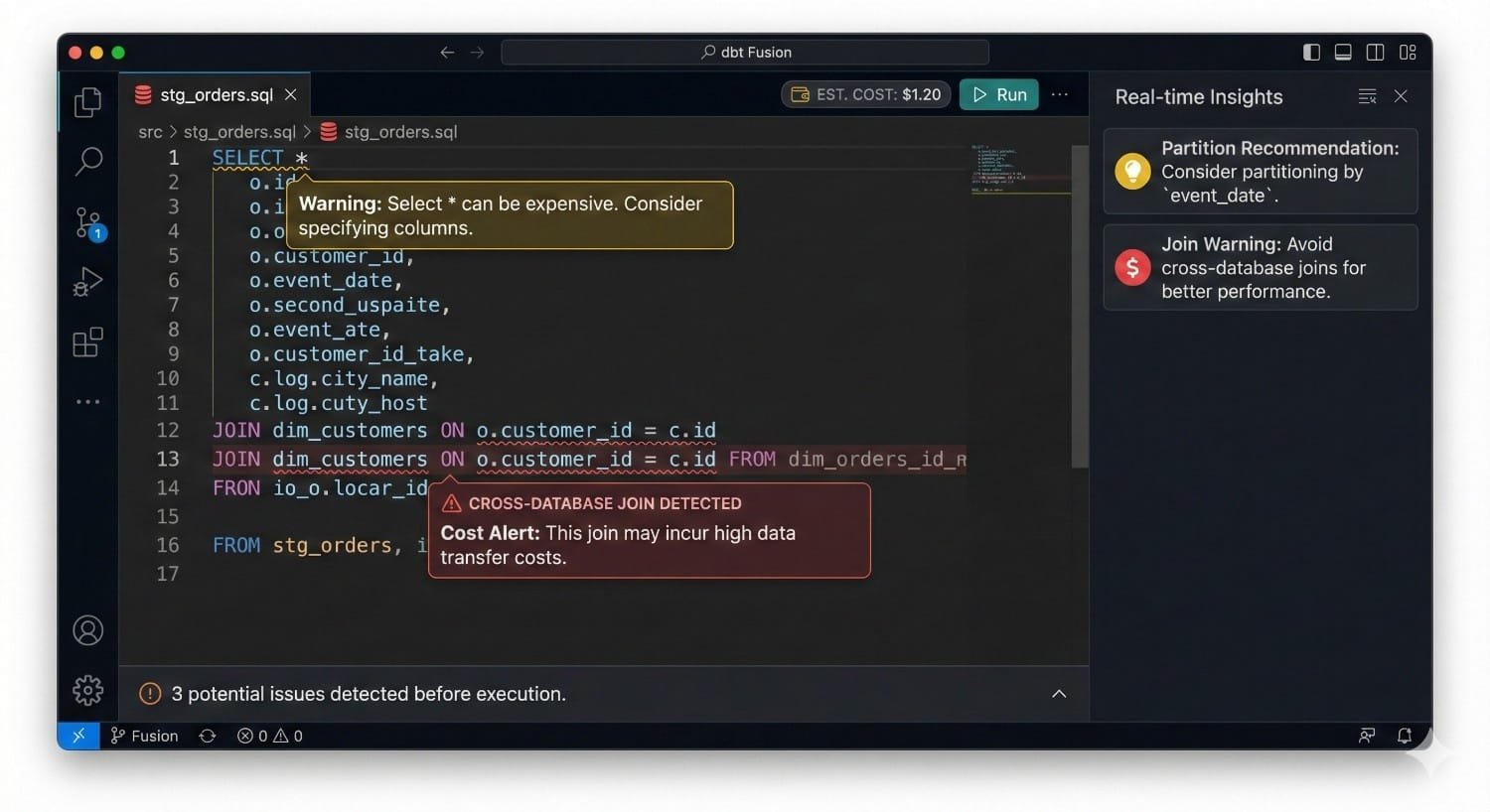 Dbt Fusion Cost Optimization Alerts