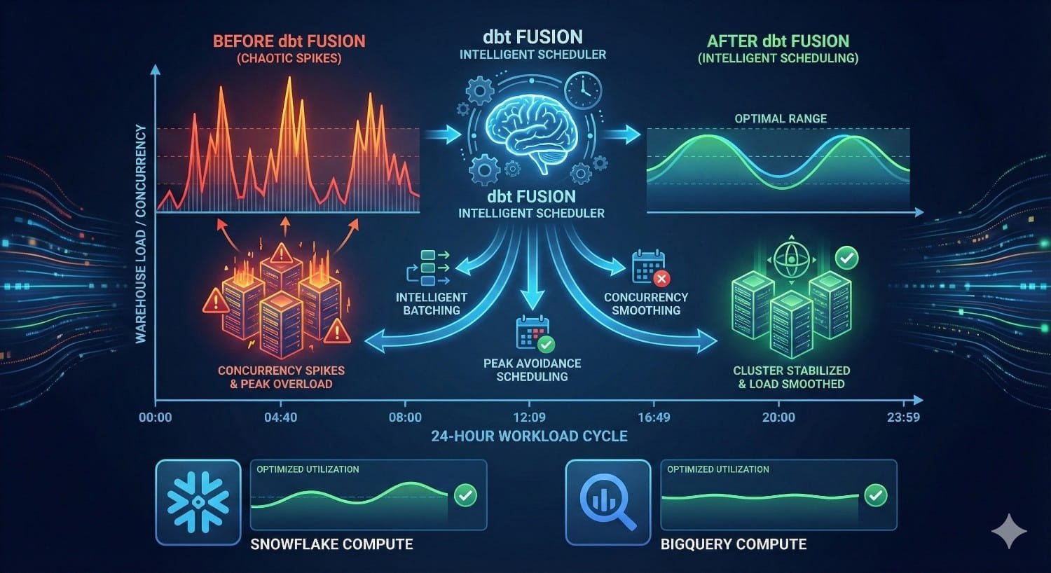 Dbt Fusion Workload Optimization Diagram