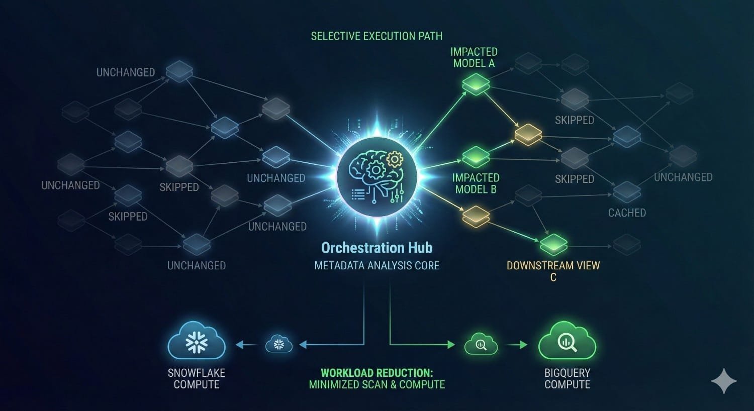 Dbt Selective Execution Orchestration Hub