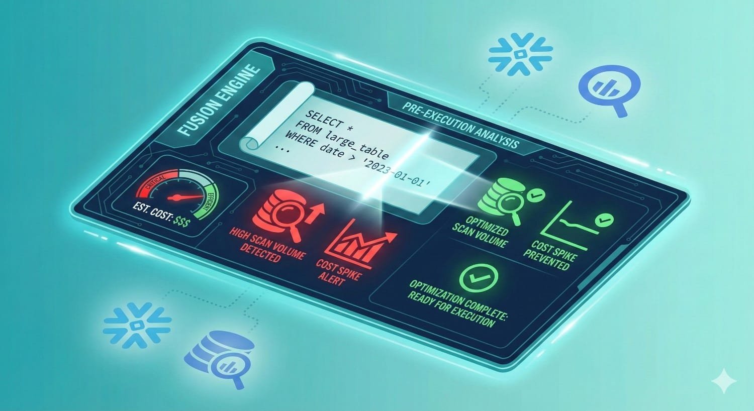 Fusion Engine Cost Optimization Dashboard