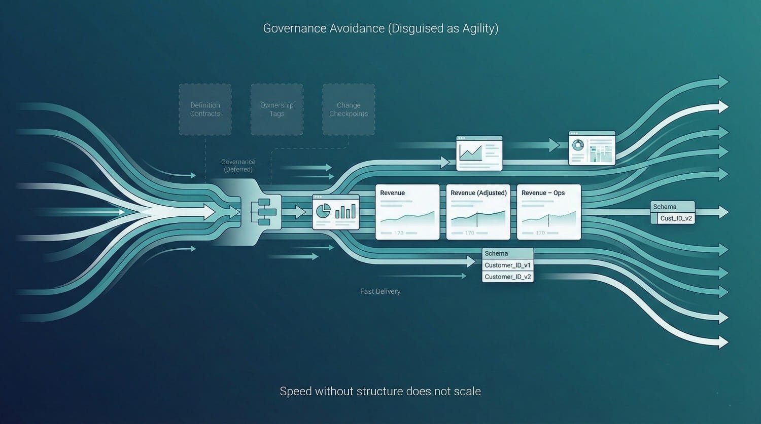 Governance Avoidance Data Flow