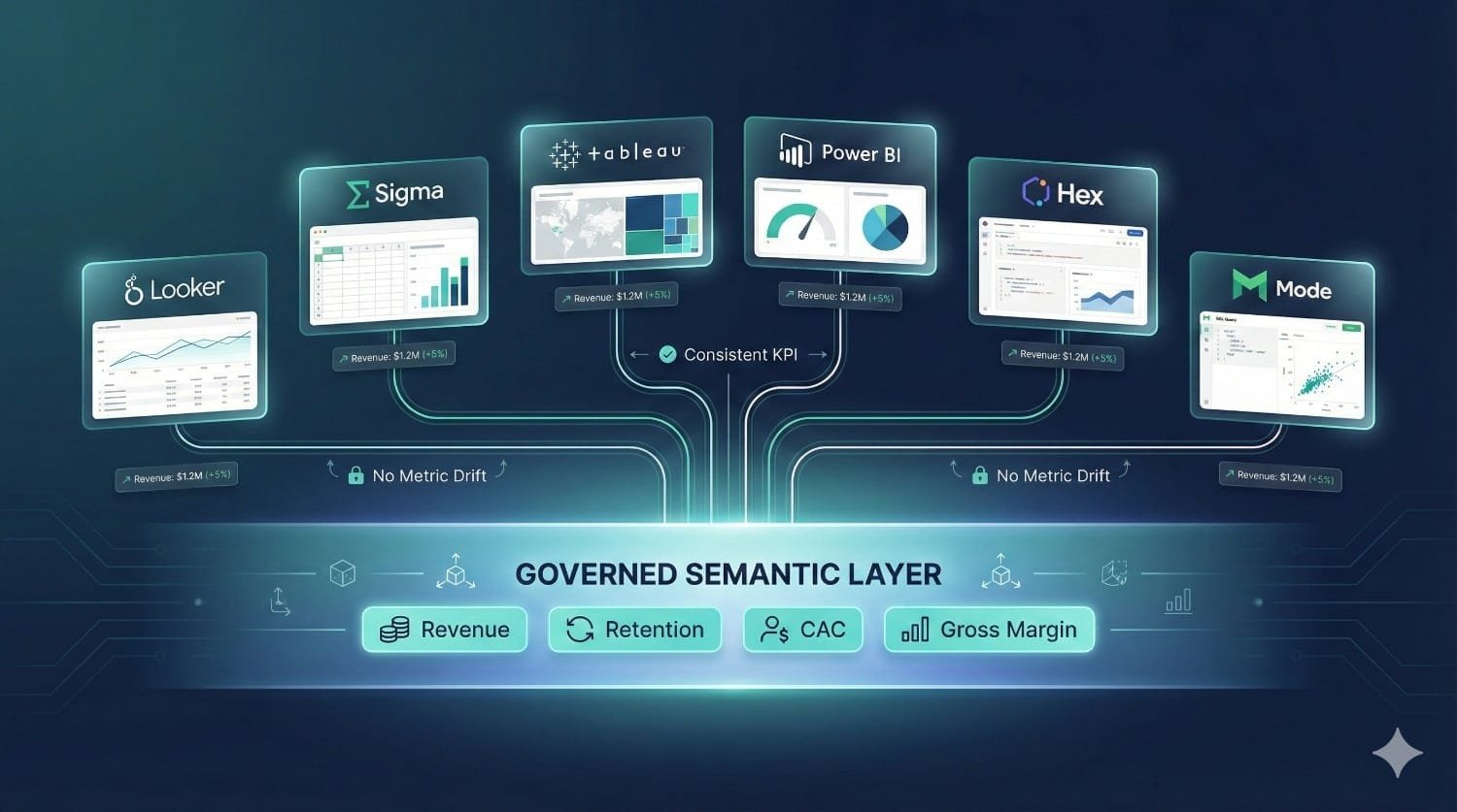 Governed Semantic Layer Bi Tools
