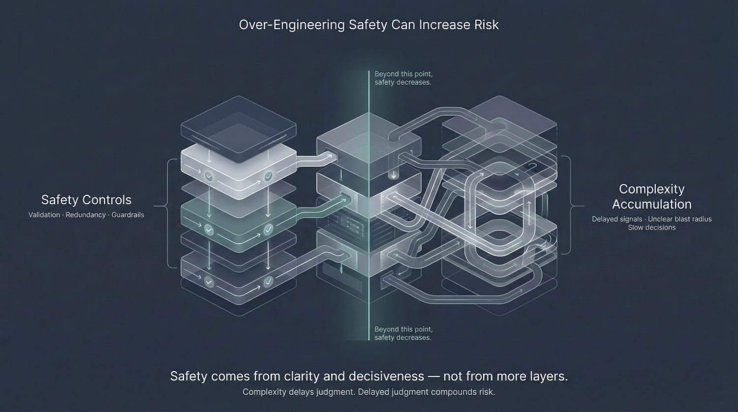 Over Engineering Safety Risk Diagram