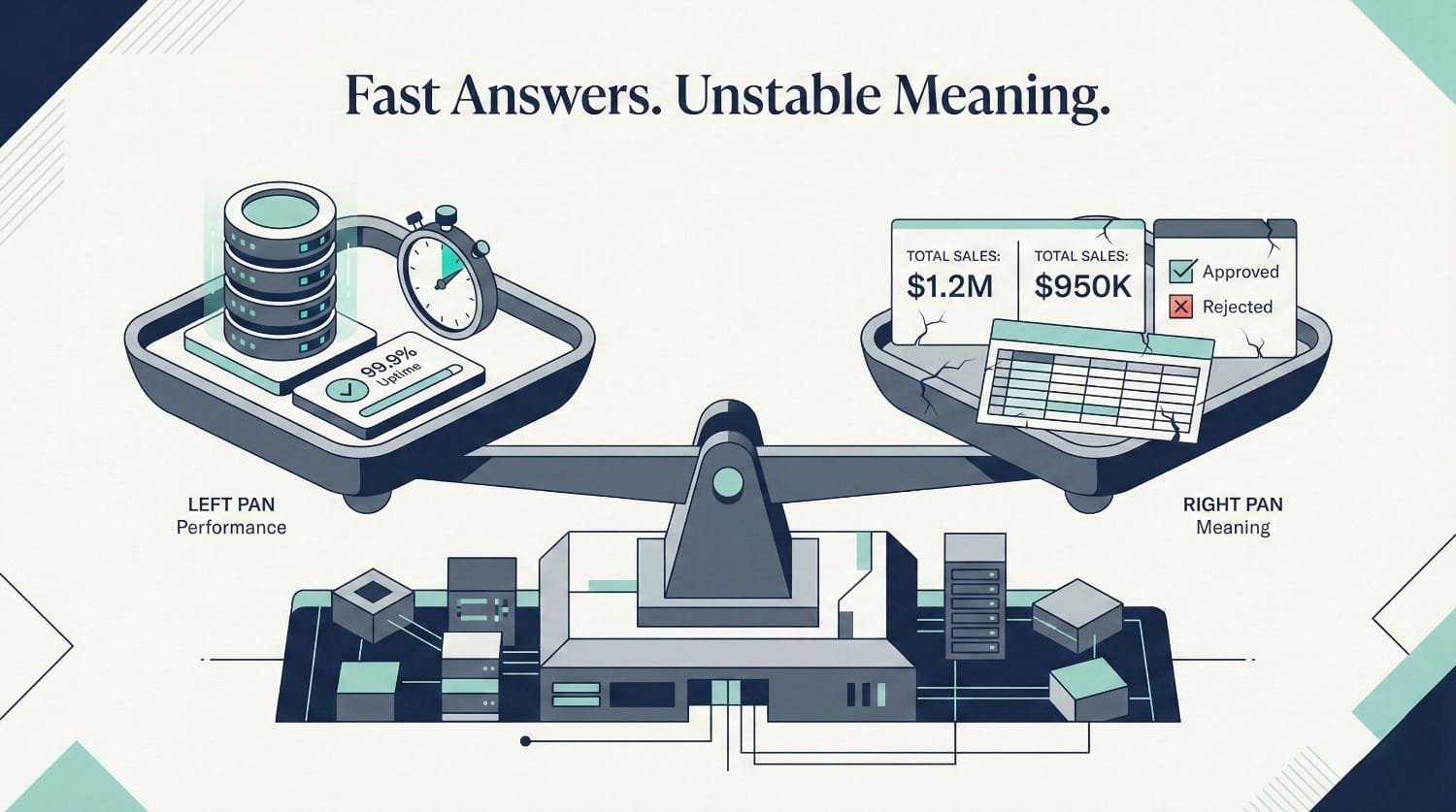 Performance Vs Meaning Scale
