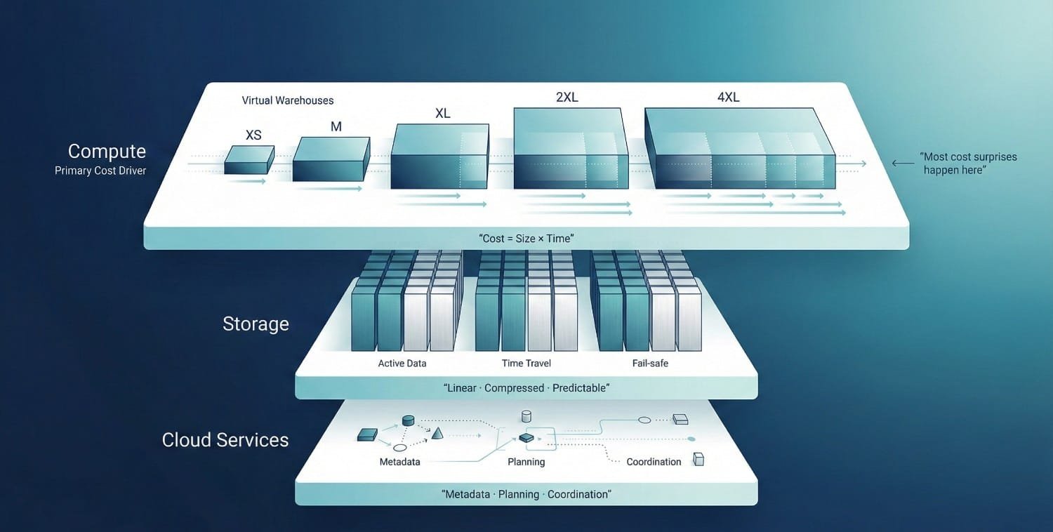 Snowflake Architecture Cost Components
