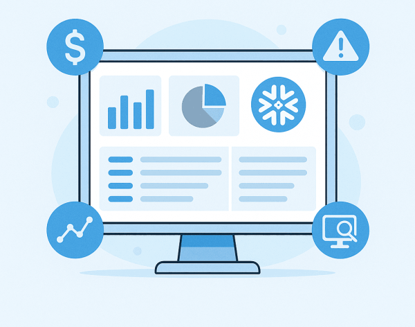 Snowflake Cost Monitoring Dashboard