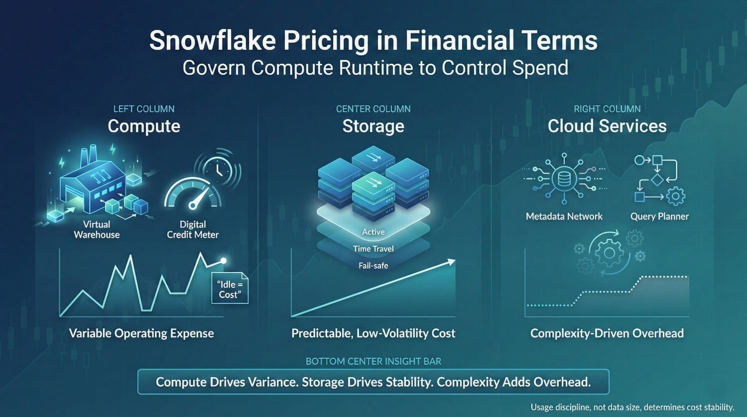Snowflake Pricing Components Breakdown