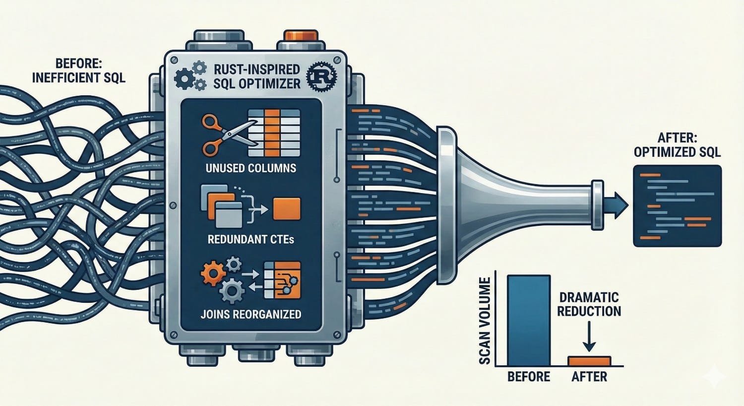 Sql Optimizer Efficiency Diagram