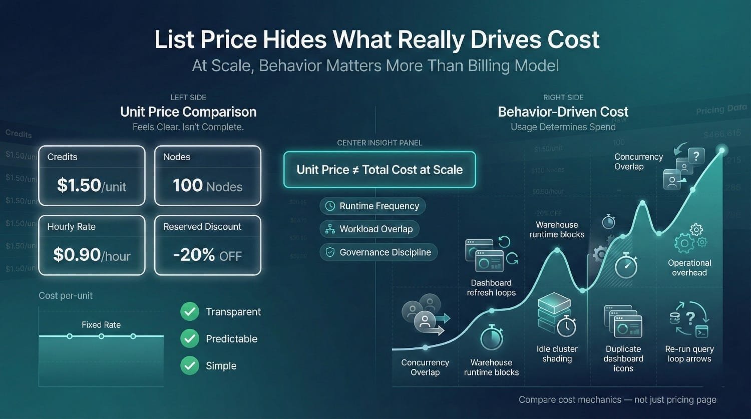 Unit Price Vs Behavior Driven Cost