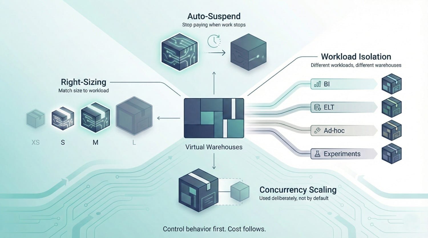 Virtual Warehouse Optimization Strategies